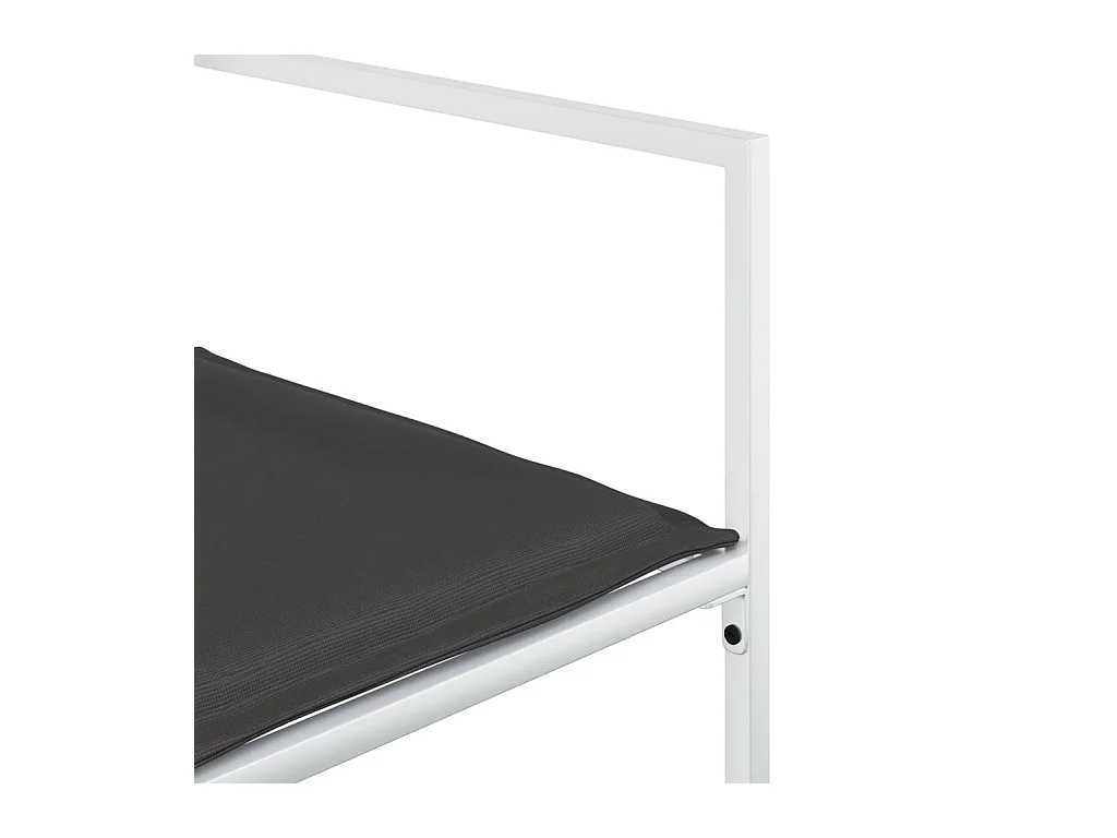 Svidir  Ensemble à manger de jardin avec coussins 7 pcs blanc textilène