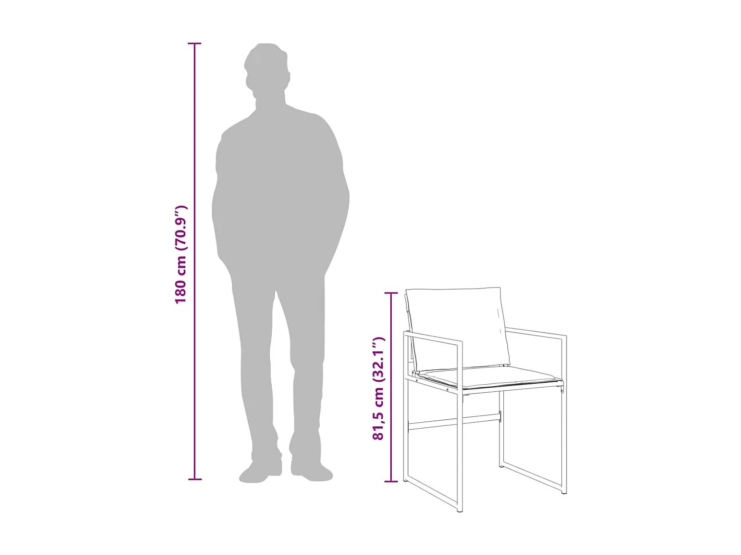 Svidir  Ensemble à manger de jardin avec coussins 7 pcs blanc textilène