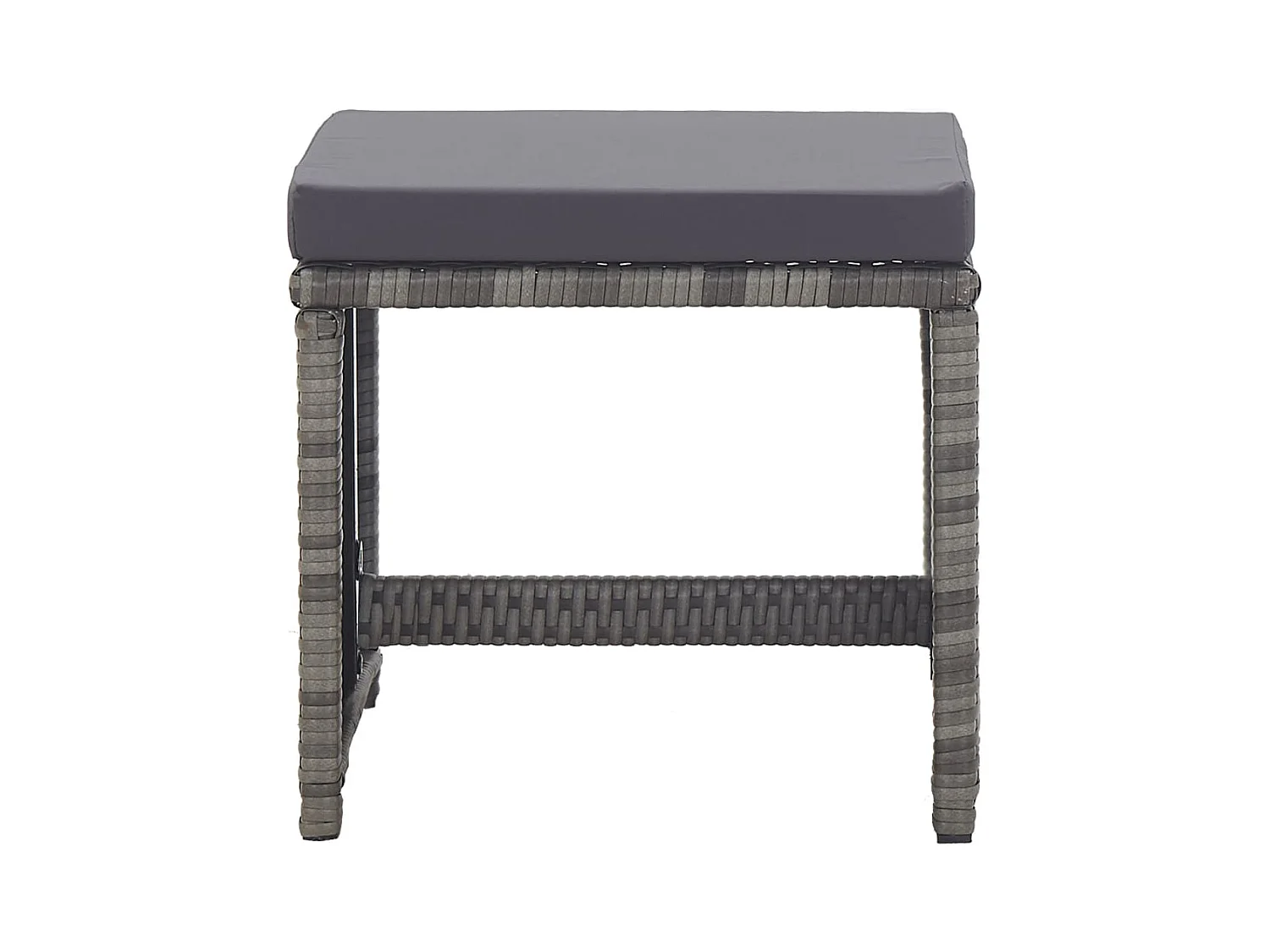 Niek  15-delige Tuinset met kussens poly rattan antraciet