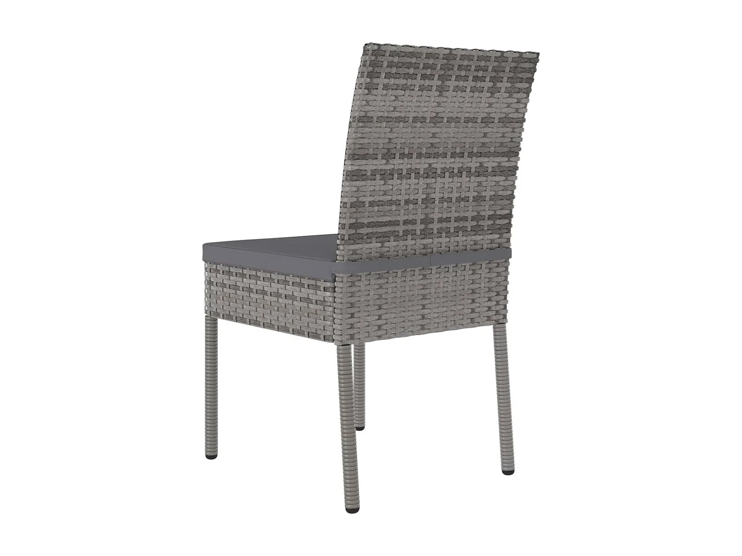 Nesrin  5-delige Tuinset poly rattan grijs