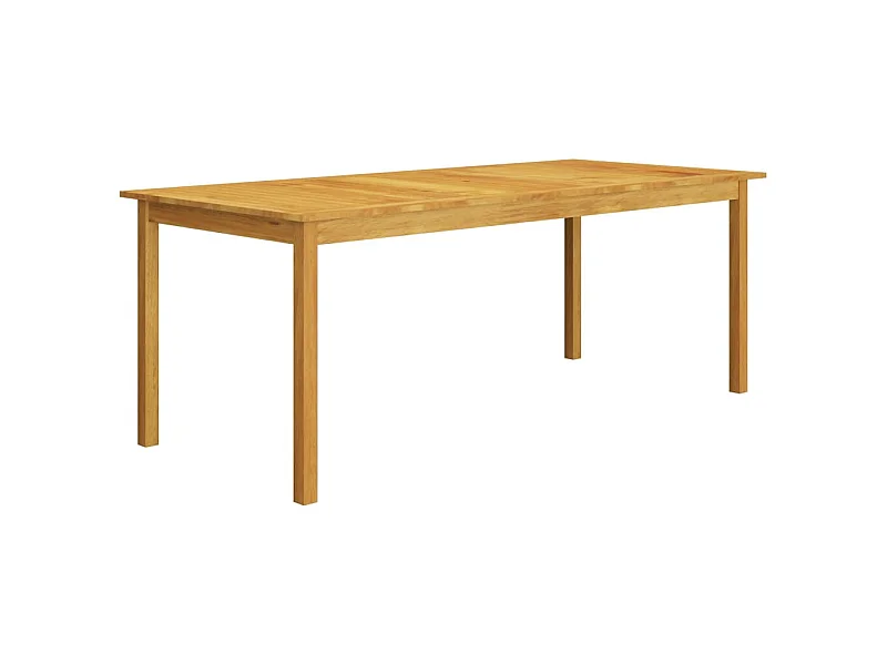 Qilren  Ensemble à manger de jardin 9 pcs Marron