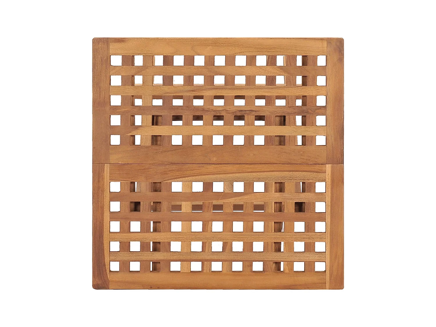 Luc-Daniel  Ensemble à manger d'extérieur pliable 3 pcs bois de teck massif