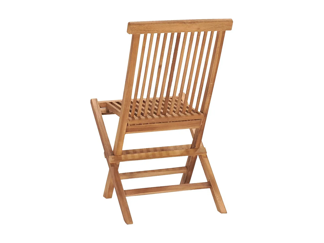 Luc-Daniel  Set de comedor de jardín plegable 3 pzas madera maciza de teca