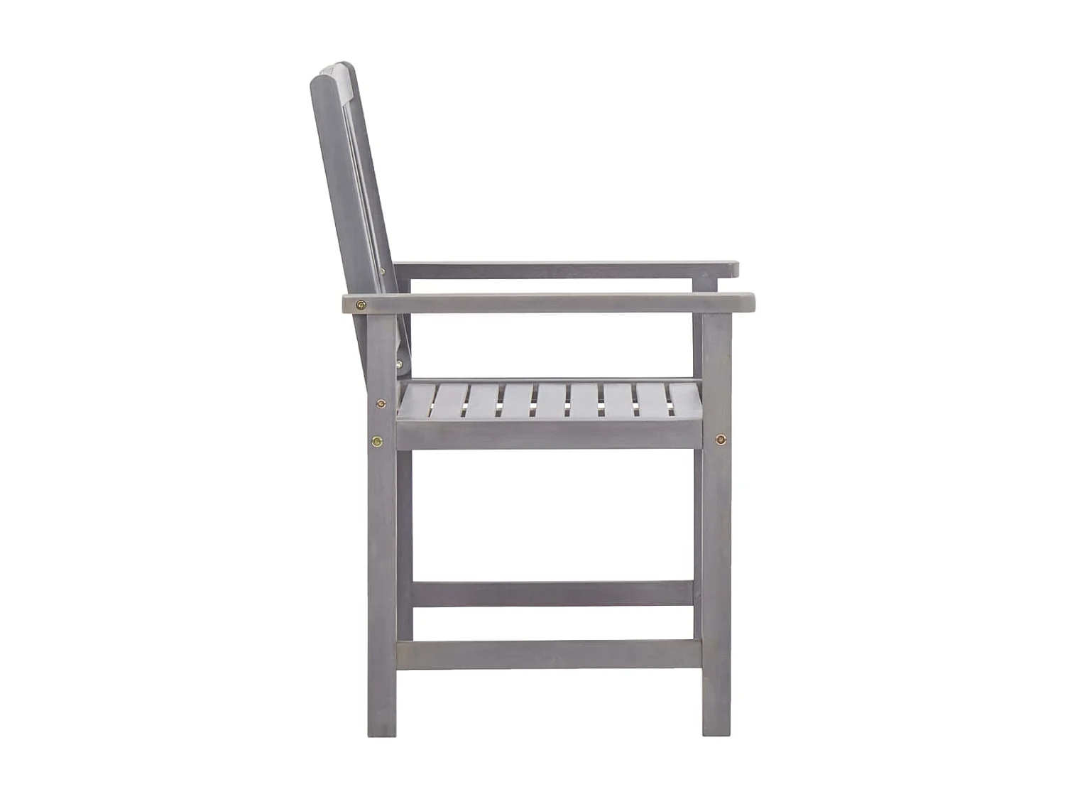 Eileen  Ensemble à manger d'extérieur 5 pcs Gris Bois d'acacia solide