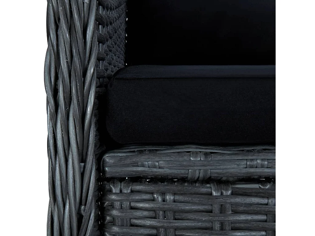 Horsham  Ensemble à manger d'extérieur 7pcs et coussins résine tressée