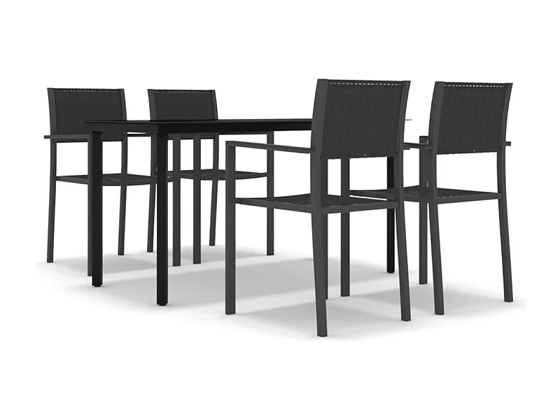 Ullira  5-delige Tuinset zwart