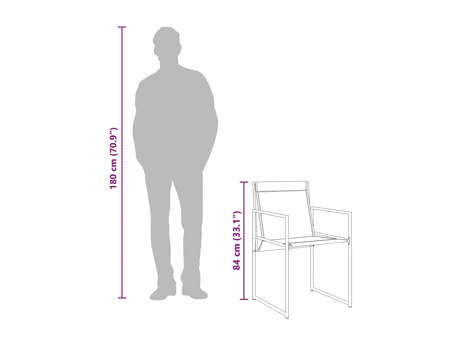 Idalou  17-delige Tuinset textileen zwart