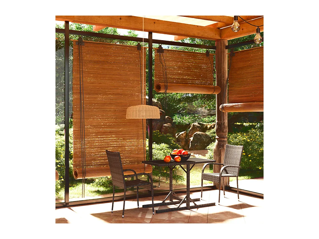 Hilnor  Ensemble à manger de jardin 3 pcs Gris