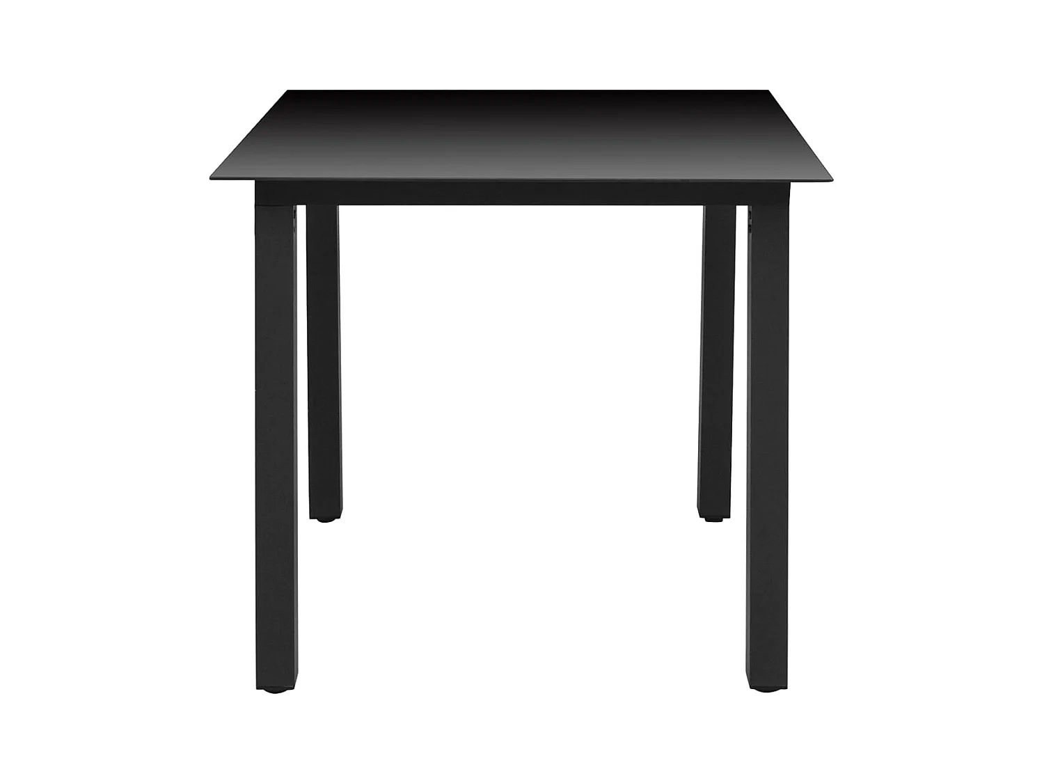 Volny  Ensemble à manger de jardin 3 pcs noir et marron