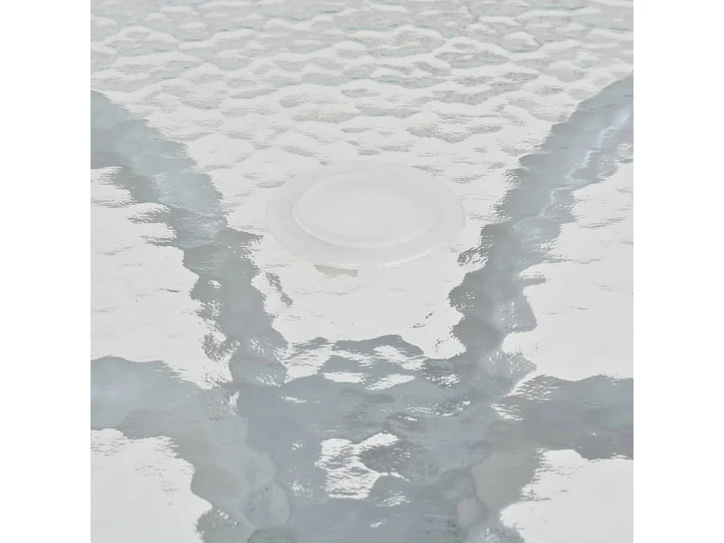 Marilora  Juego de comedor de jardín 6 piezas acero y textilene gris