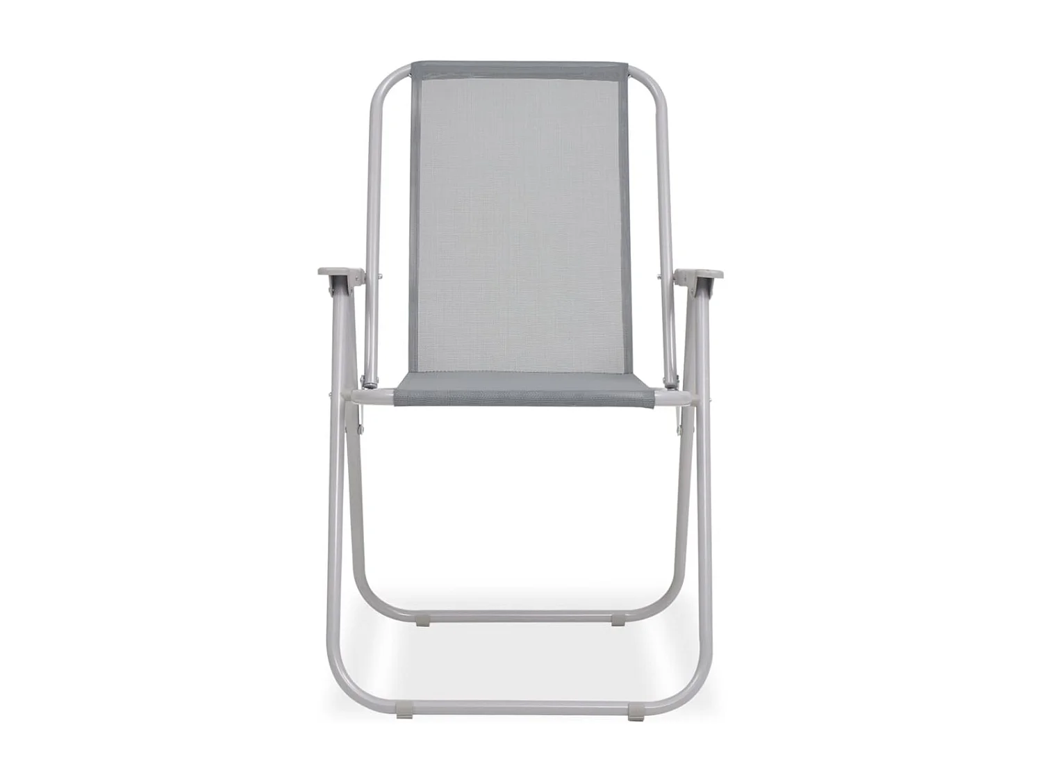 Marilora  Juego de comedor de jardín 6 piezas acero y textilene gris