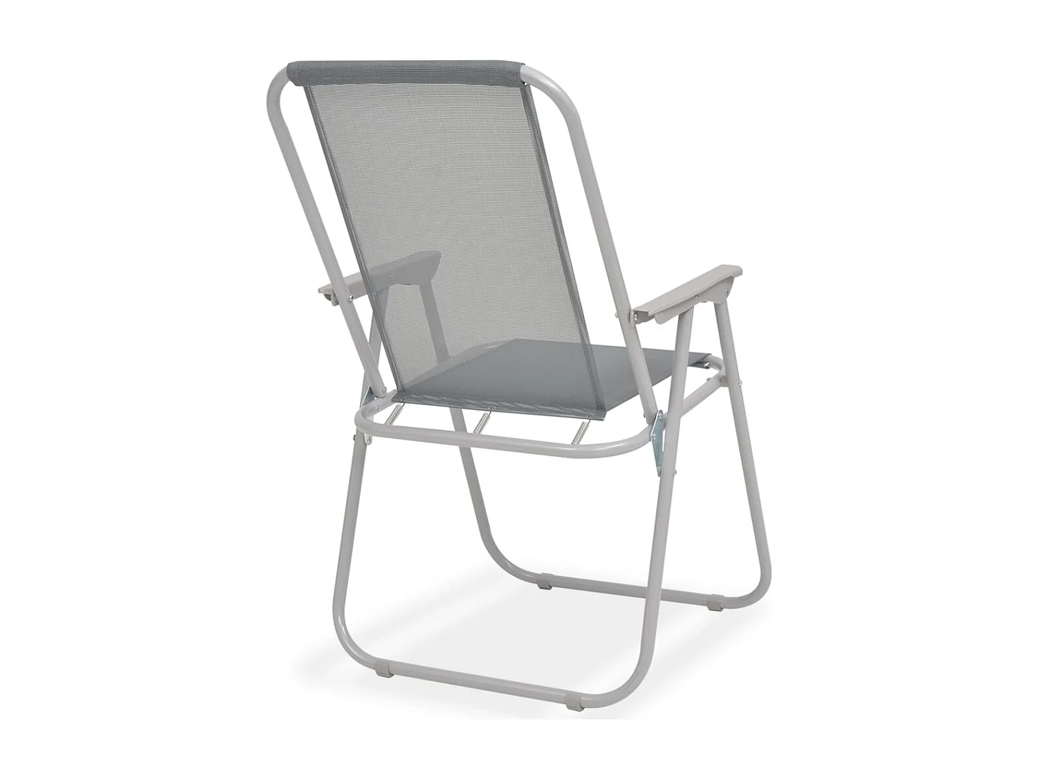 Marilora  Juego de comedor de jardín 6 piezas acero y textilene gris