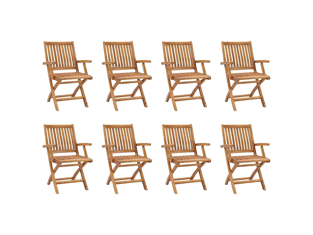 Kari  Conjunto de comedor de jardín 9 piezas madera maciza de teca