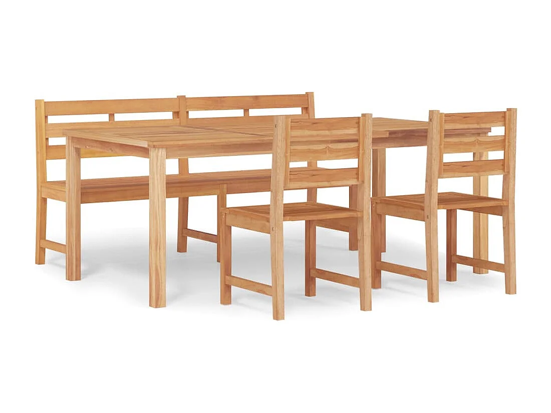 Prolenta Premium -  4-delige Tuinset massief teakhout