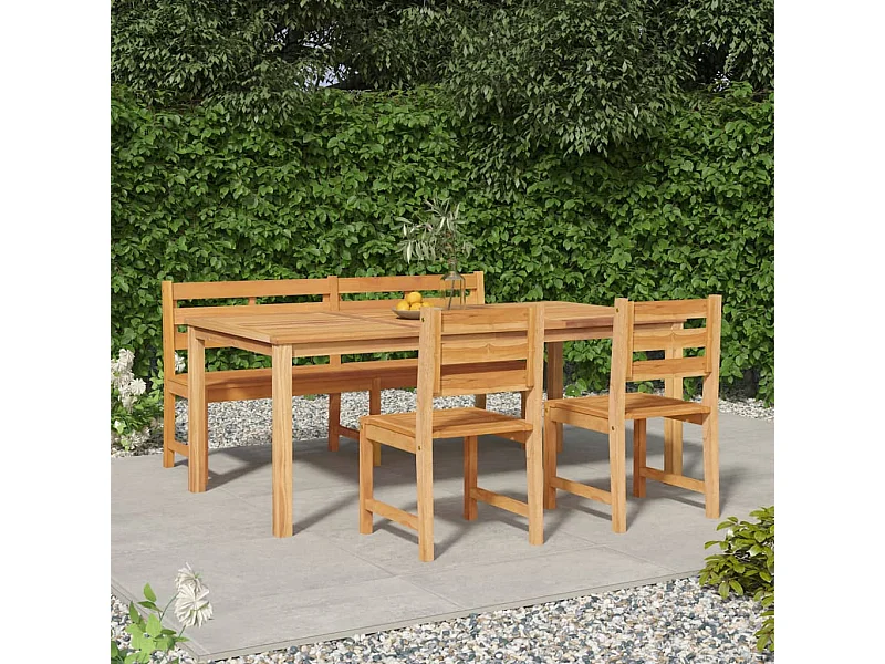 Prolenta Premium -  4-delige Tuinset massief teakhout