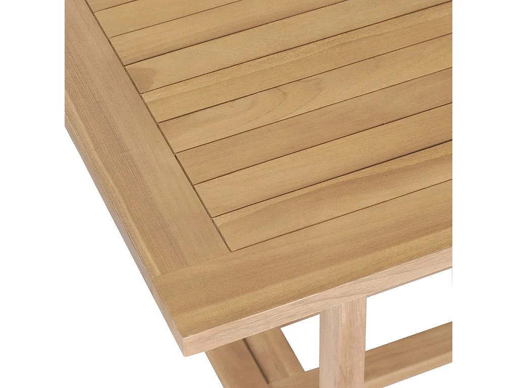 Vyrean  Ensemble à manger de jardin 9 pcs 180-280x100x75 cm Teck massif