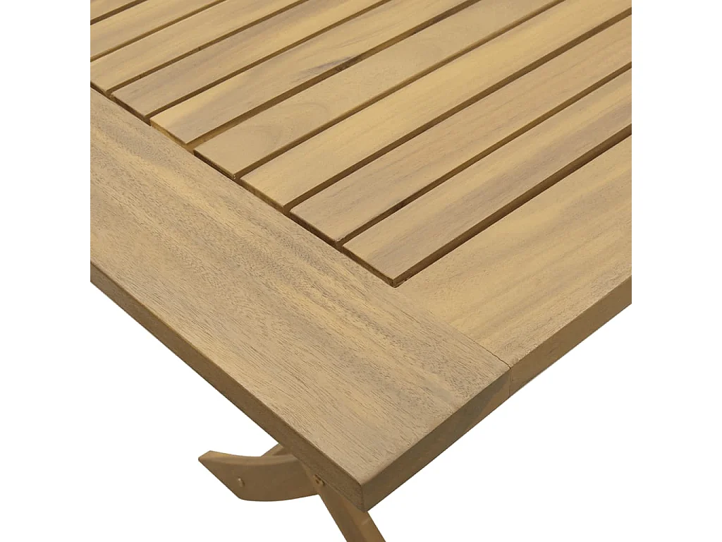 Andreas  Ensemble à manger de jardin 7 pcs Bois d'acacia solide