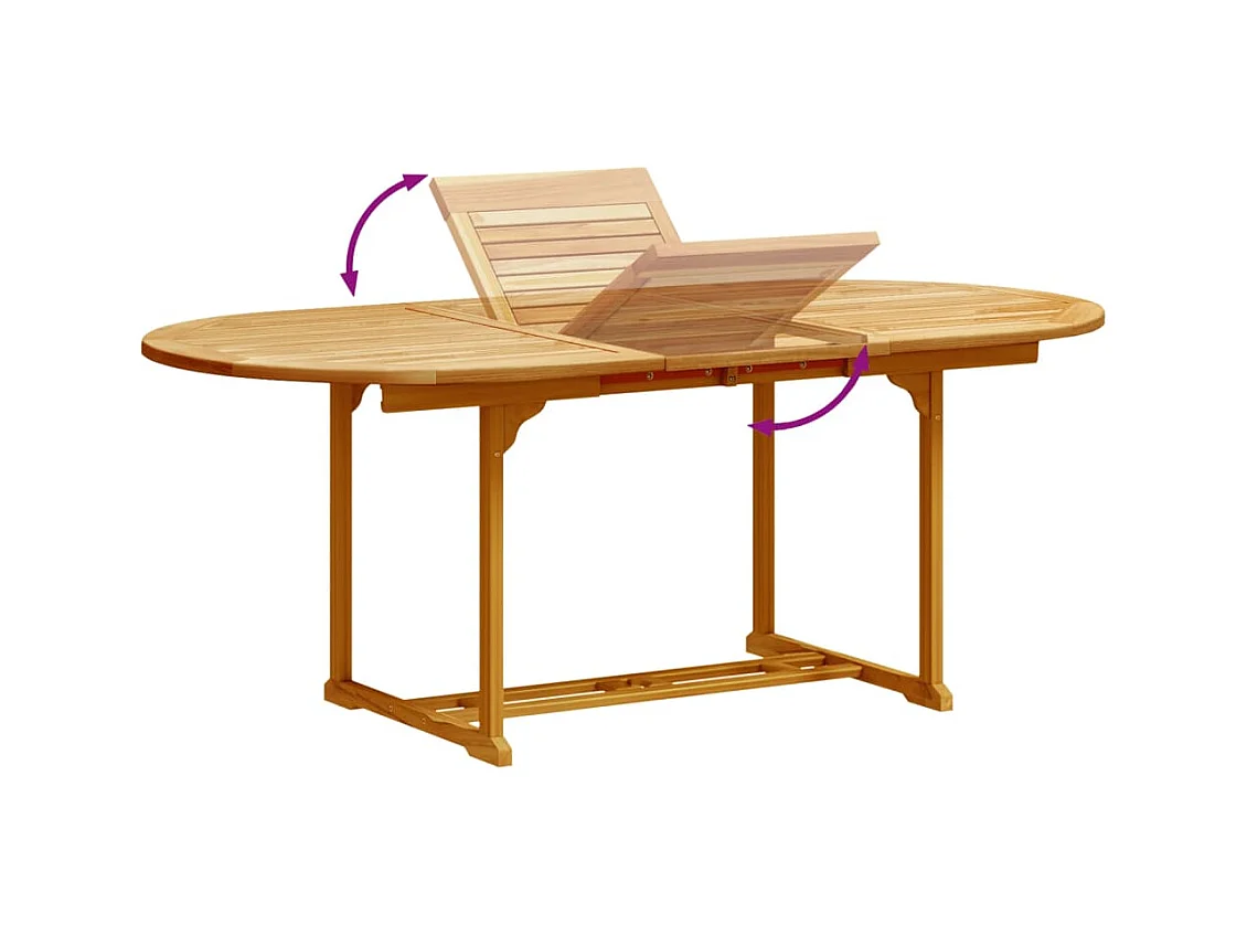 Yljo  Ensemble à Manger de jardin 7pcs bois d'acacia solide textilène