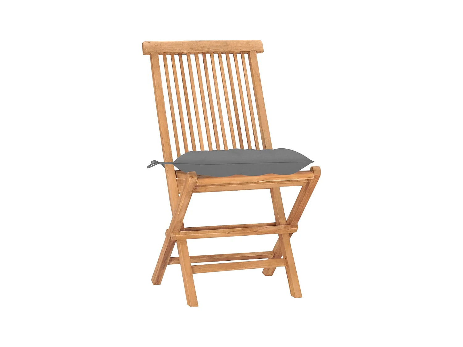 Xylmir  Set comedor de jardín plegable 3 piezas madera de teca cojines