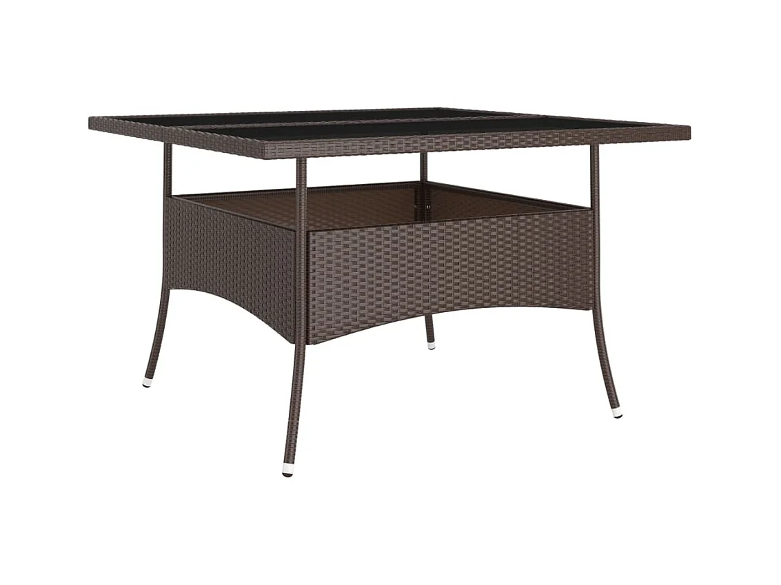 Hanko  9-delige Tuinset poly rattan bruin