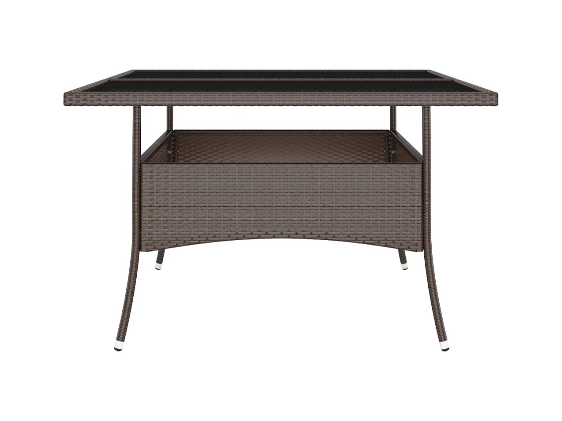 Hanko  9-delige Tuinset poly rattan bruin