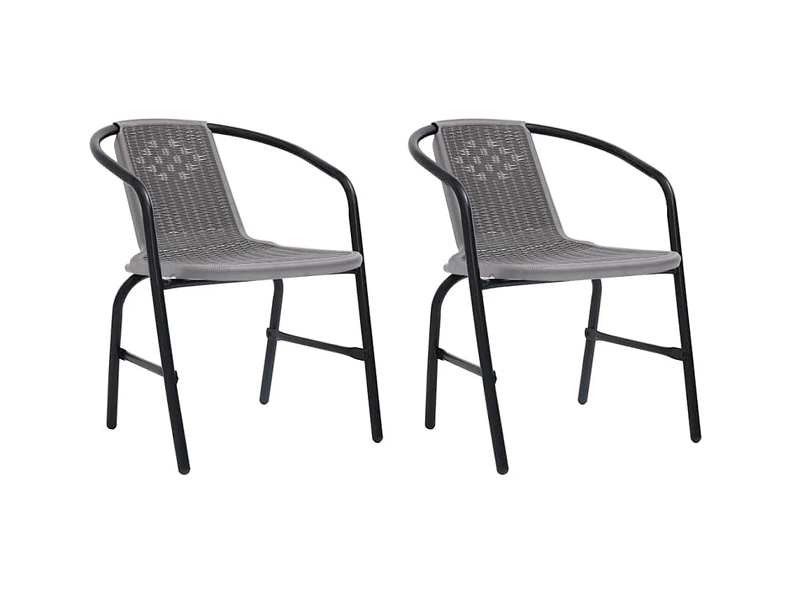 Thomian  7-delige Tuinset met kussens poly rattan beige