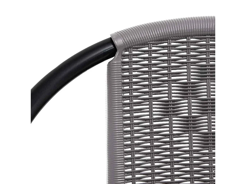 Thomian  7-delige Tuinset met kussens poly rattan beige