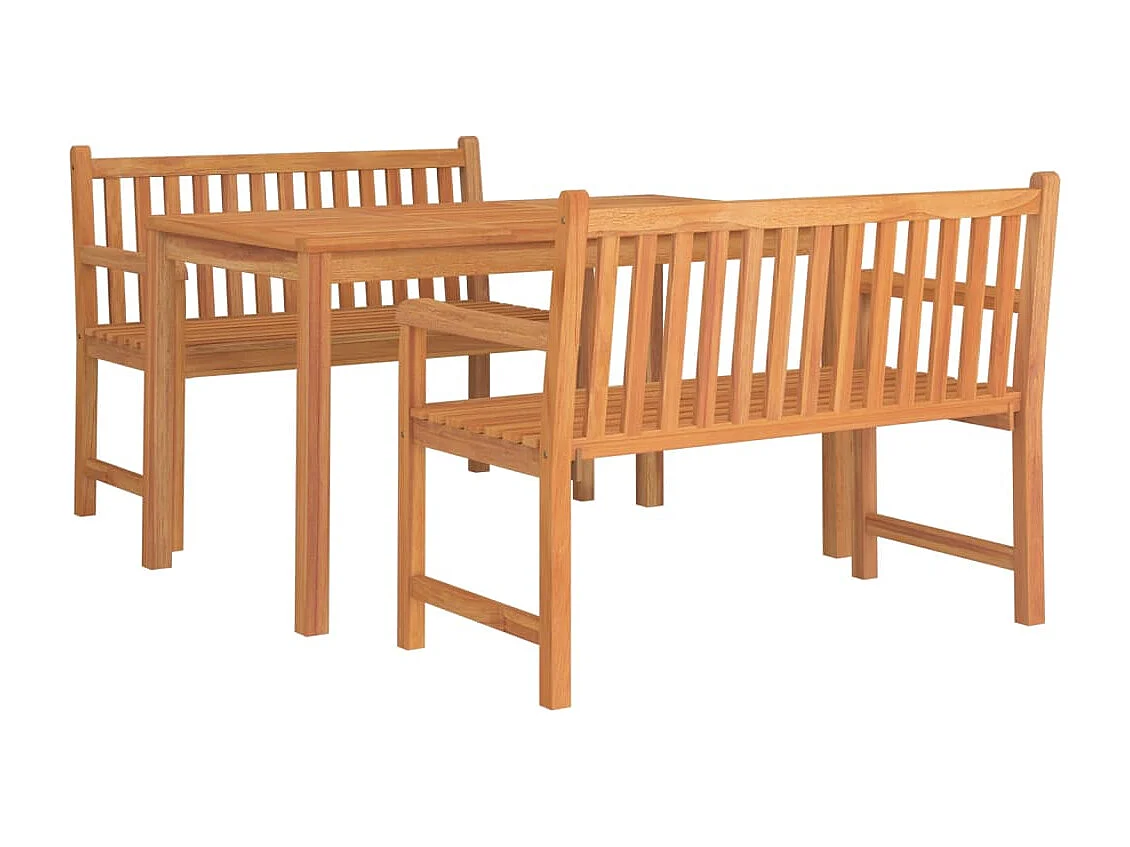 Prolenta Premium -  3-delige Tuinset massief teakhout