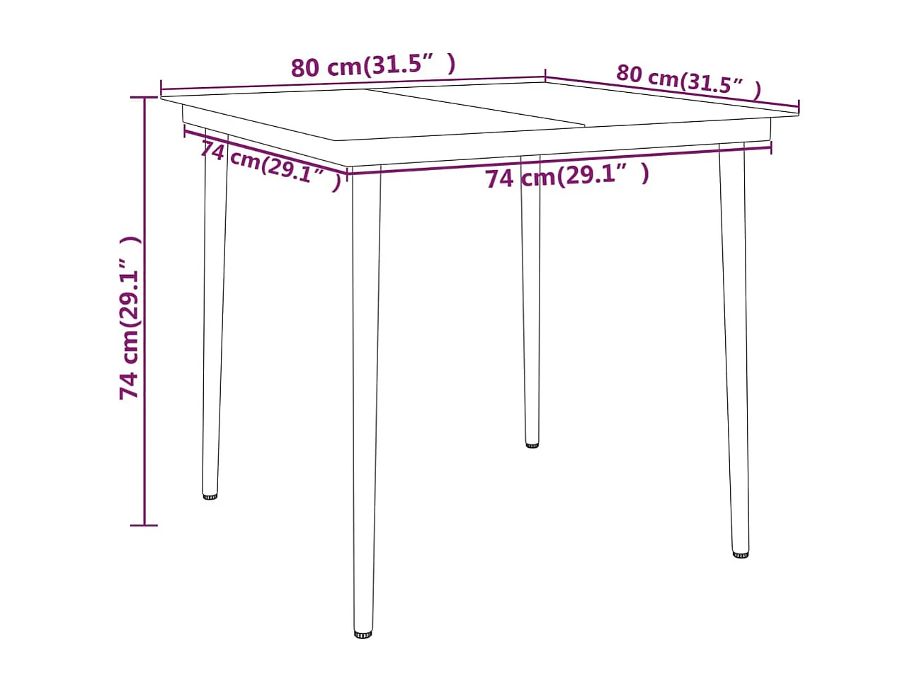 La Verne  Ensemble à manger de jardin 3 pcs Gris