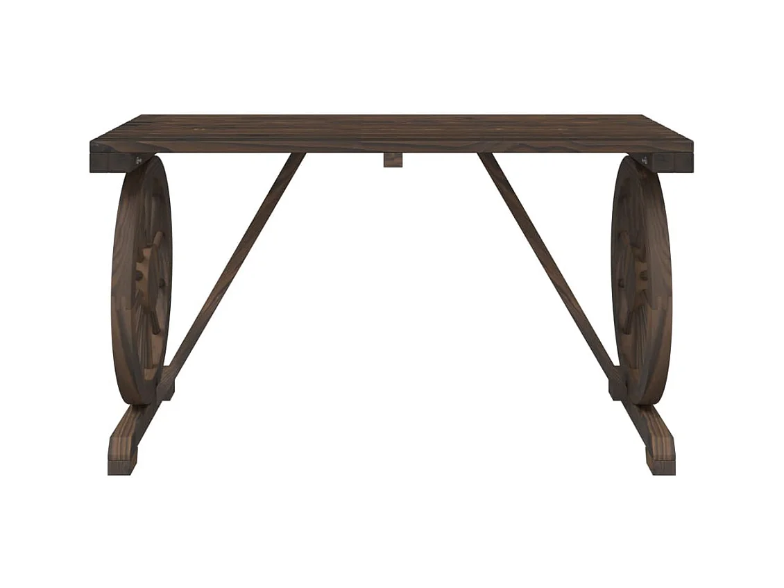 Berthe  Ensemble à manger de jardin 5 pcs bois de sapin massif