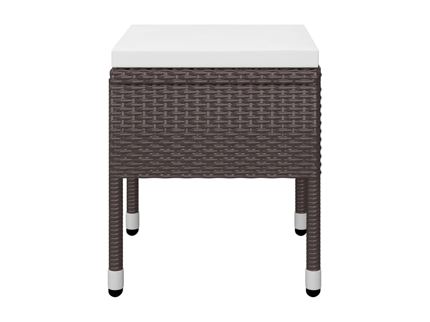 Saluzzo  Ensemble à manger de jardin 5 pcs Marron