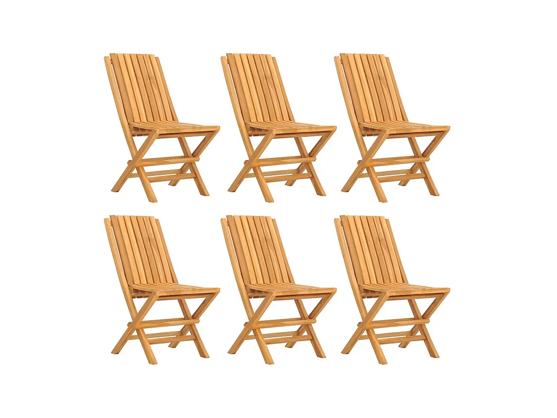 Arvo  Juego de comedor de jardín 7 piezas madera maciza de teca