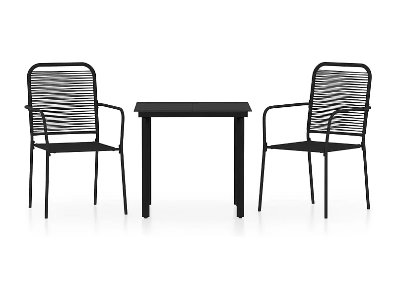 Scott  3-delige Tuinset zwart