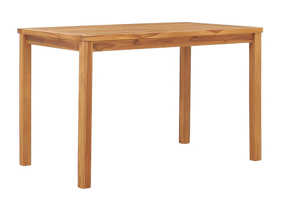 Garden Furniture -  Ensemble de salle à manger de jardin 5 pièces 120 x 70 cm en bois de teck massif