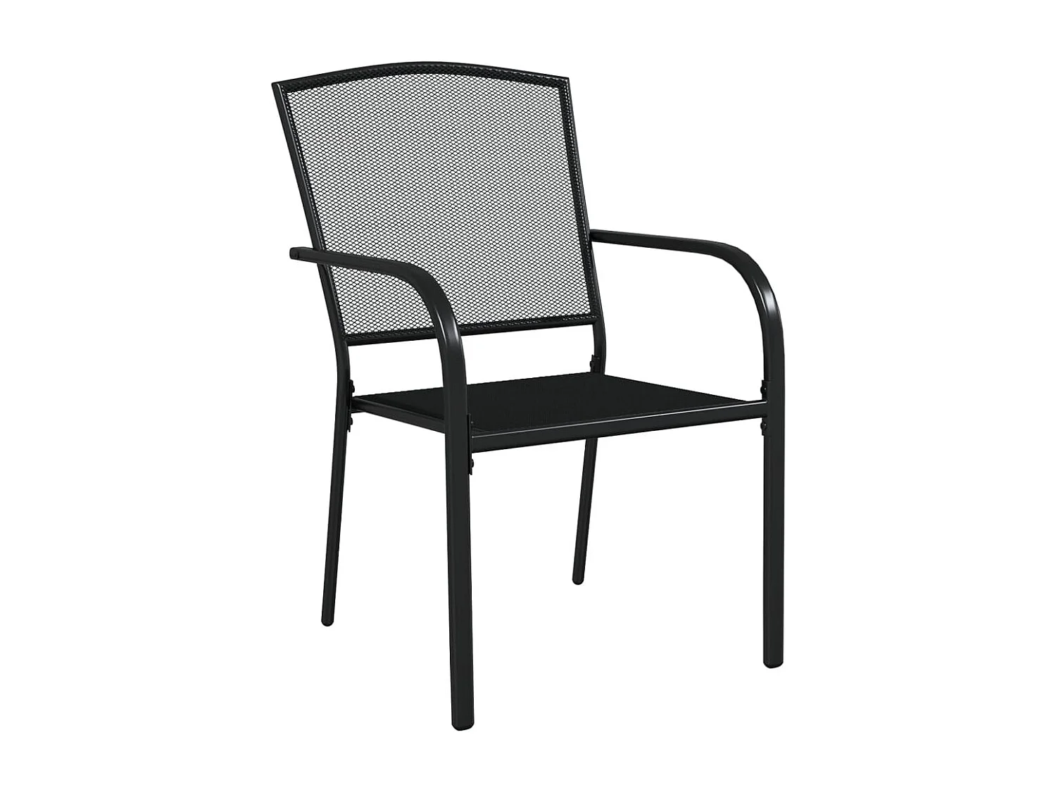 Booneville  Ensemble à manger de jardin 5 pcs anthracite acier