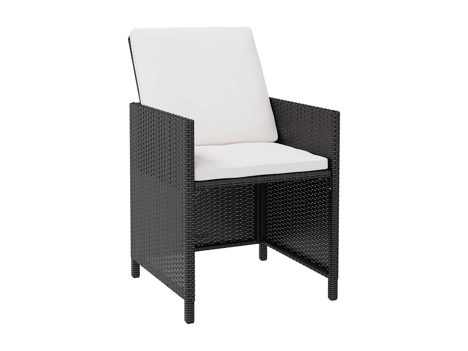 Cerveteri  Ensemble à manger d'extérieur 9 pcs résine tressée et acacia