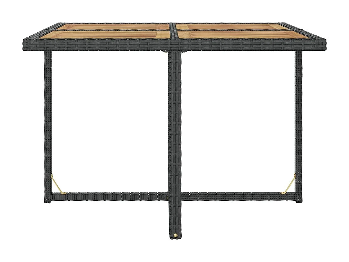 Cerveteri  Ensemble à manger d'extérieur 9 pcs résine tressée et acacia