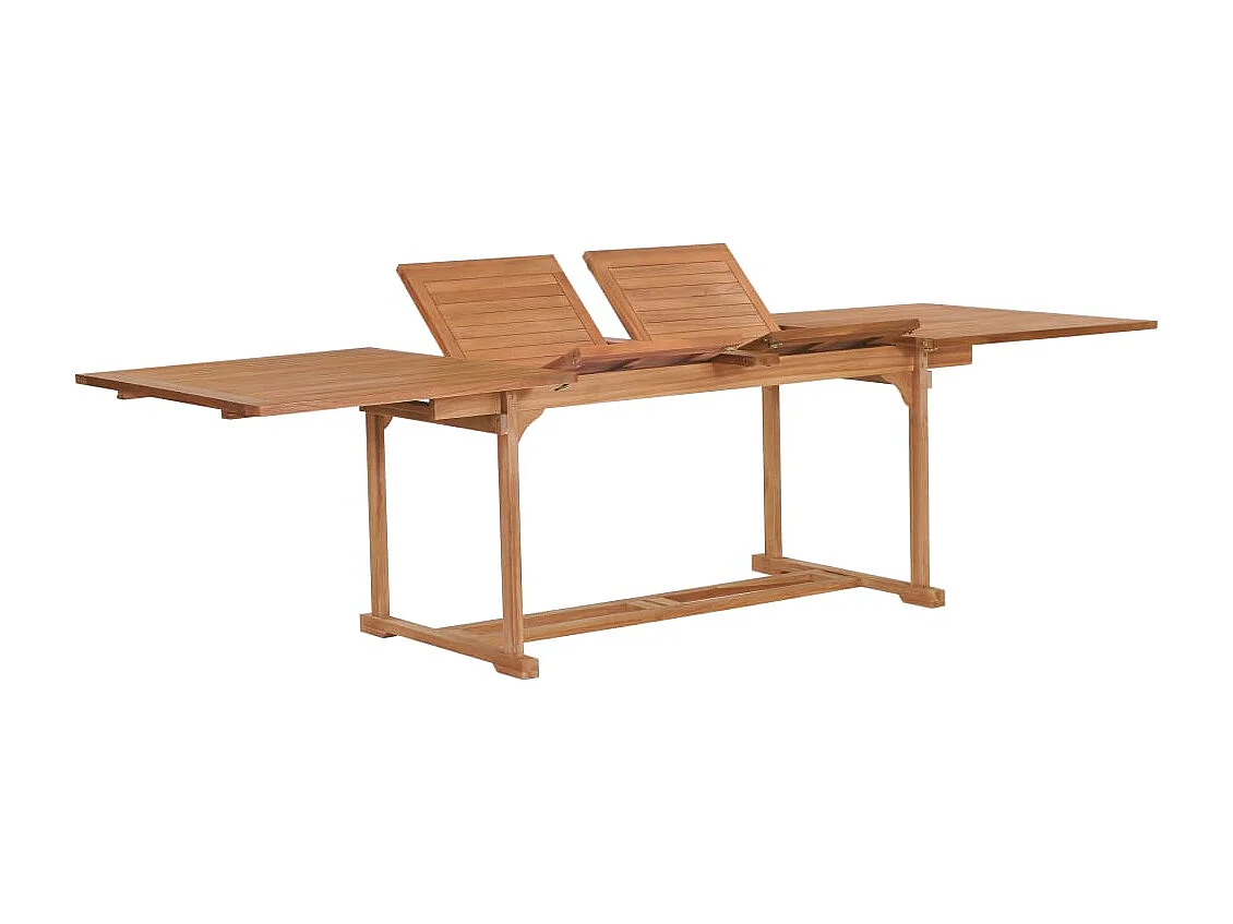 Vyrean  Ensemble à manger de jardin 9 pcs Bois de teck massif