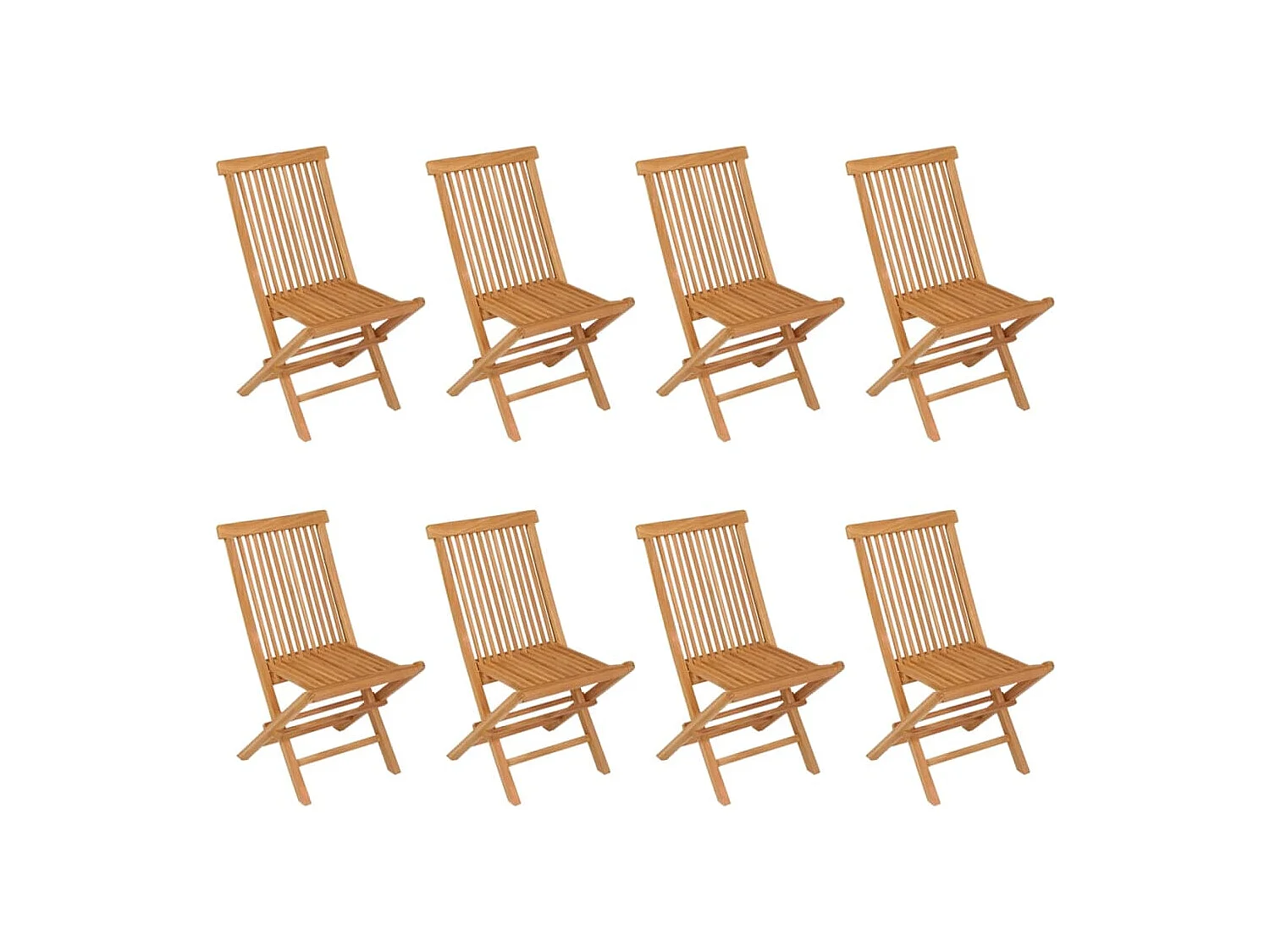 Vyrean  Ensemble à manger de jardin 9 pcs Bois de teck massif