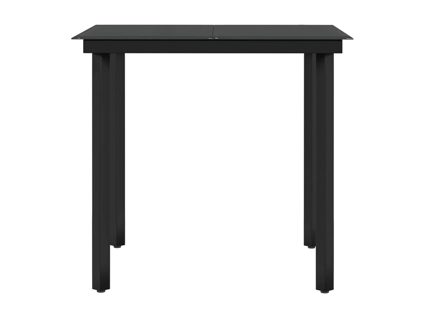 Zevrik  3-delige Tuinset met kussens zwart