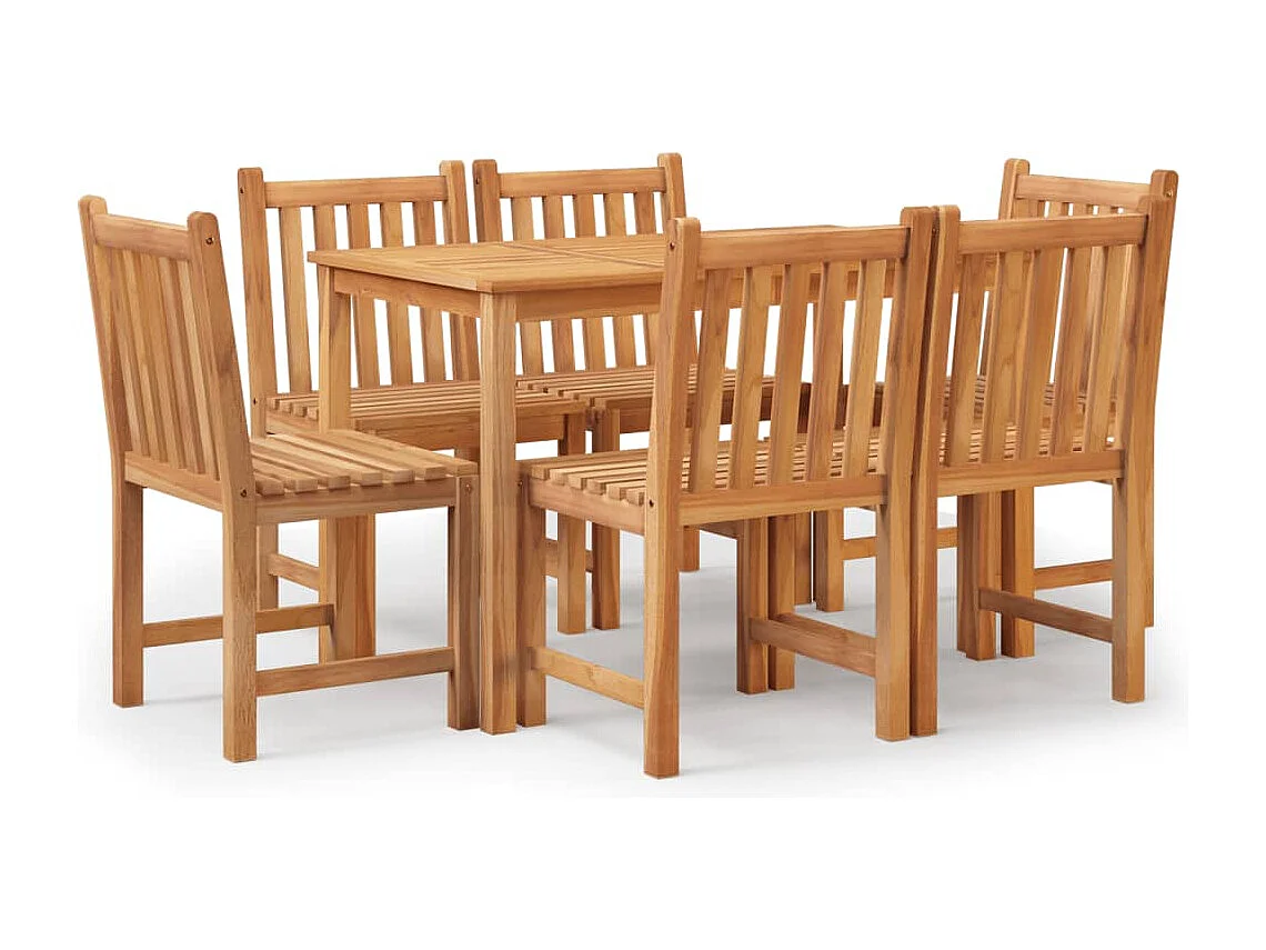 Prolenta Premium -  7-delige Tuinset massief teakhout