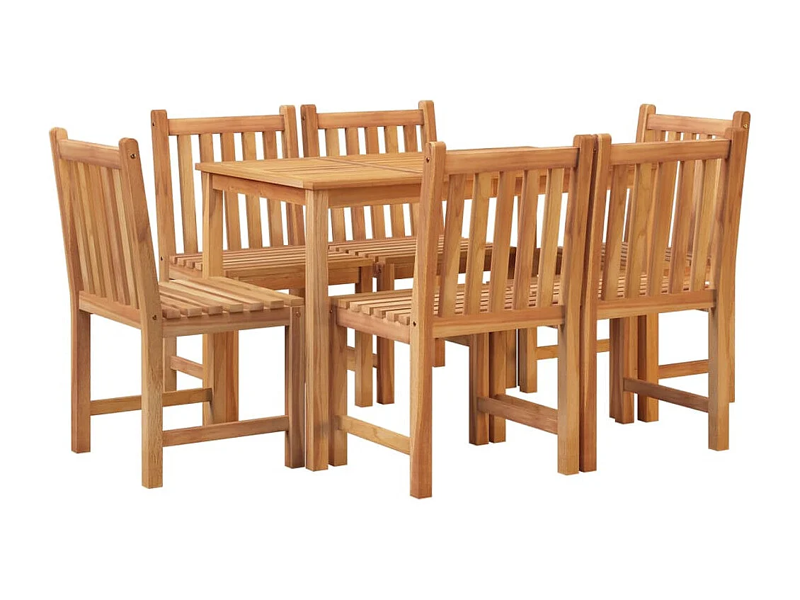 Prolenta Premium -  7-delige Tuinset massief teakhout