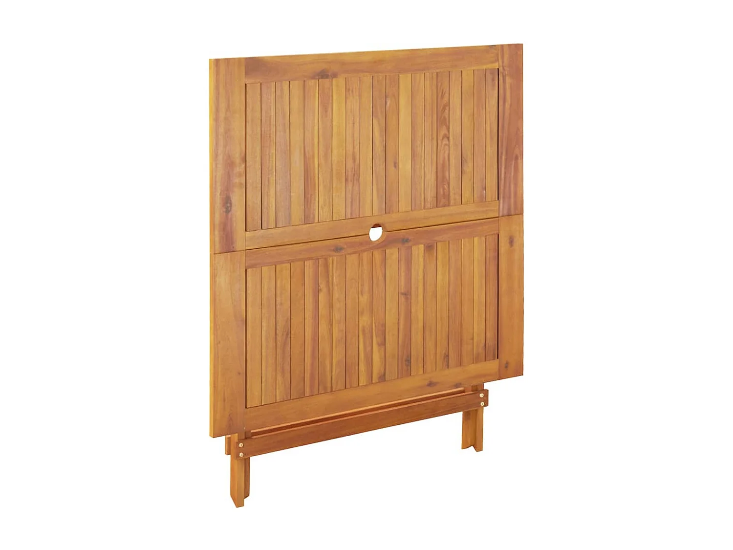 Bay Minette  Ensemble à manger de jardin 5 pcs blanc crème tissu bois massif