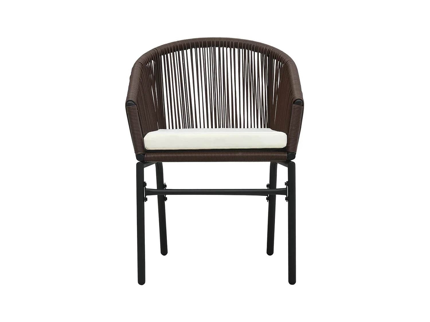 Florentin  Ensemble à manger de jardin 9 pcs Marron