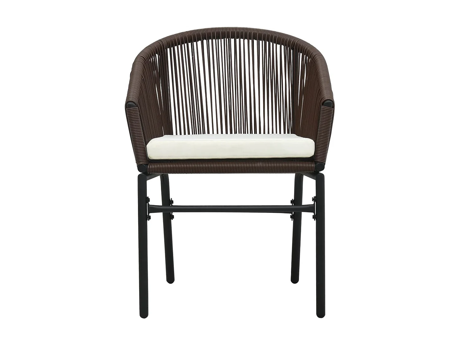 Florentin  Ensemble à manger de jardin 9 pcs Marron