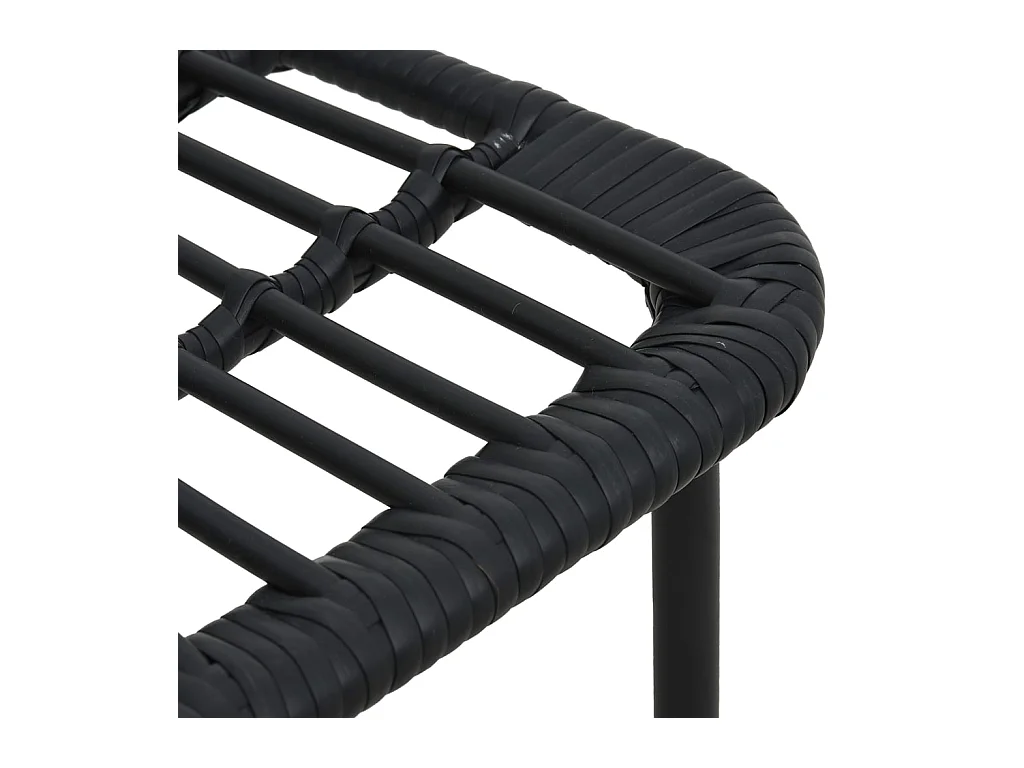 Timos  Ensemble à manger d'extérieur 5 pcs résine tressée et verre