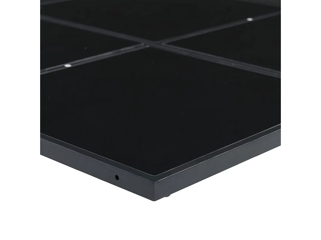 Isalora  Ensemble à manger de jardin 13 pcs coussins noir résine tressée