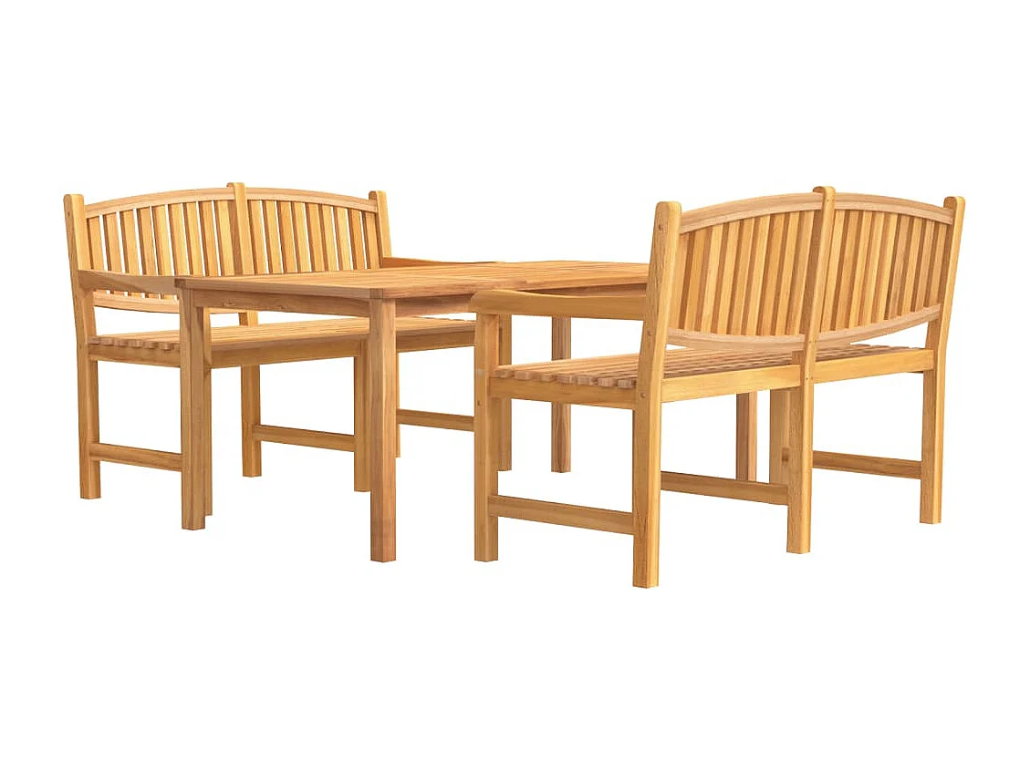 West Mifflin  3-delige Tuinset massief teakhout