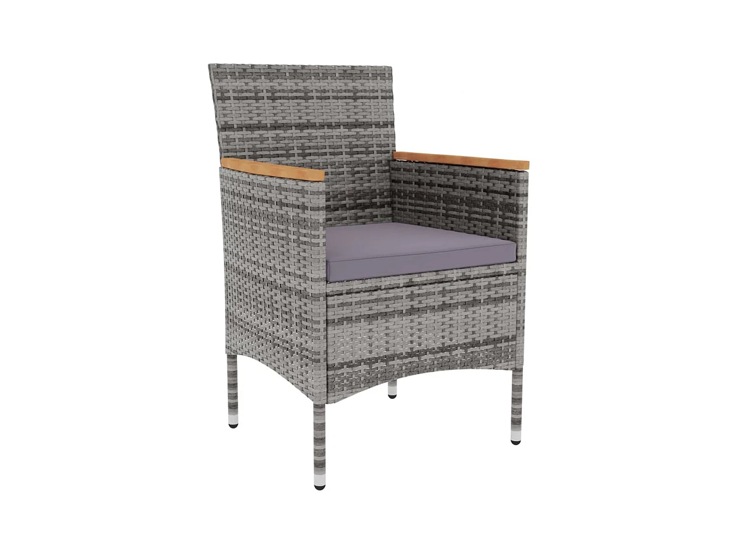 Germain  3-delige Tuinset poly rattan grijs