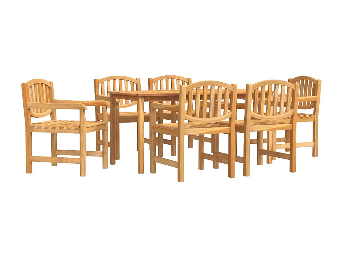 Prolenta Premium -  7-delige Tuinset massief teakhout